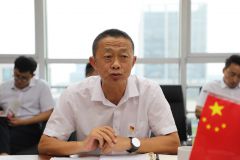 海河港口党支部书记、董事长王礼讲授党史学习教育专题党课