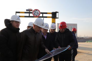 集团公司党委书记、董事长包剑英到小清河沿线港口调研指导工作