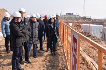省交通运输安全生产驻点监督工作组到小清河港口群建设现场调研安全生产工作