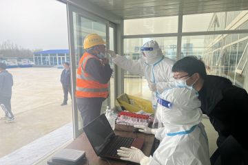 海河港口在建项目实施“封闭式”管理，织紧织牢疫情防控网