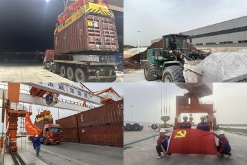 节日我在岗  坚守显担当--海河港口“五一”假期生产作业不停歇